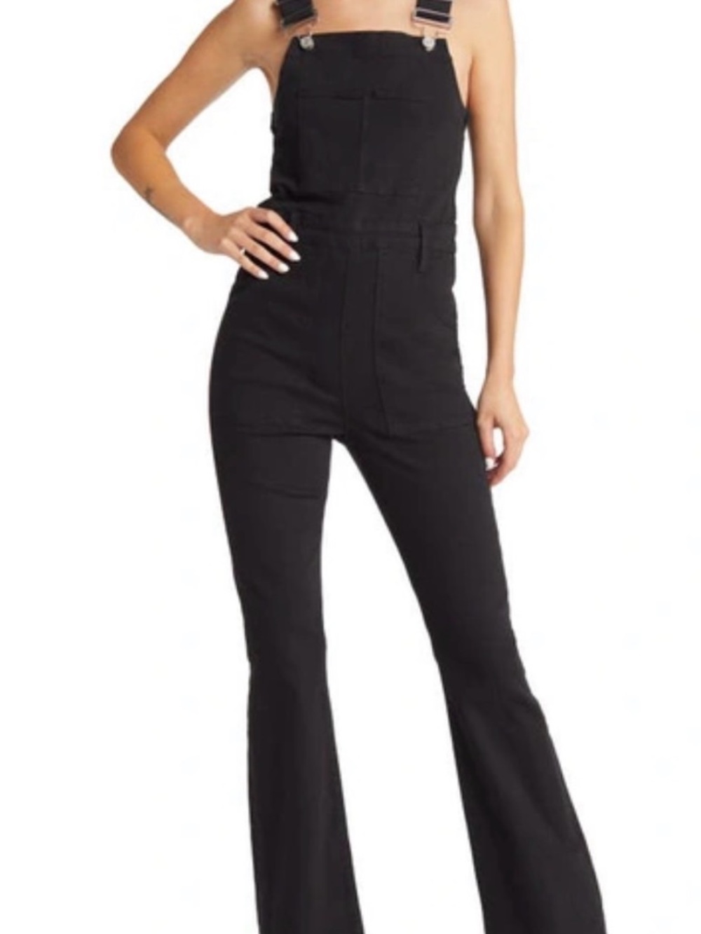 Frame Denim Le Flare overalls Dark Wash Denim Size M- no signs of wear